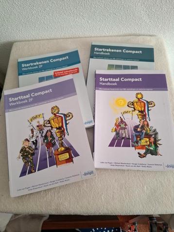 4 Boeken Starttaal & 2F en Startrekenen & 2F Compact MBO BBL beschikbaar voor biedingen