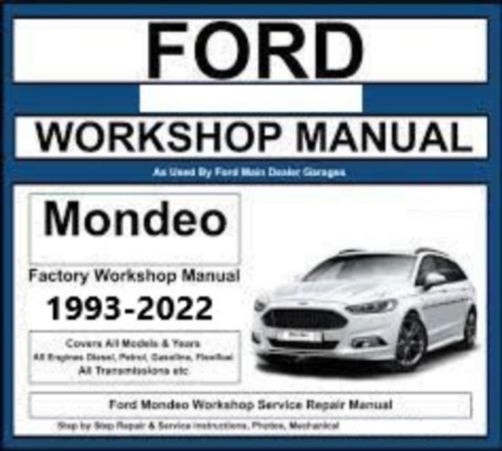 Ford Mondeo1993-2022 Ford ETIS 2022 op USB Stick, Auto diversen, Handleidingen en Instructieboekjes, Verzenden