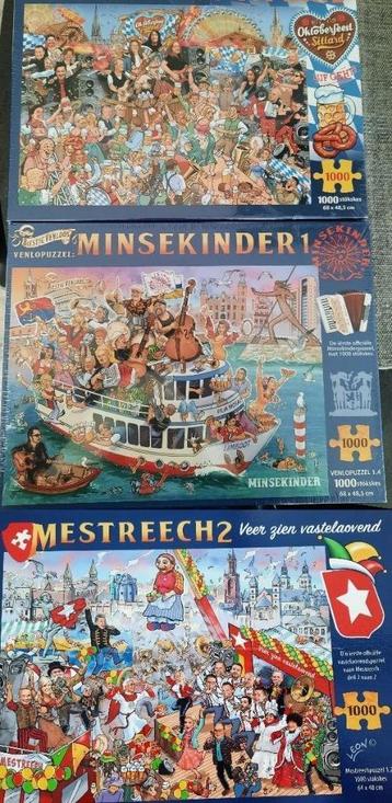 3 Limburg puzzels Maastricht, Venlo en Sittard beschikbaar voor biedingen