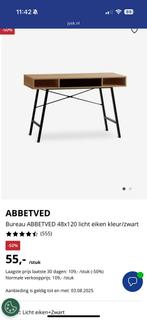 Jysk abbetved bureau, Huis en Inrichting, Bureaus, Ophalen of Verzenden, Zo goed als nieuw