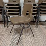 20 x Vintage design stoelen partij stoelen ( hille ), Ophalen, Gebruikt, Bruin, Vijf, Zes of meer stoelen