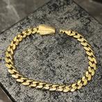 14 karaat gouden armband cuban gourmet schakel, Ophalen of Verzenden, Nieuw, Goud