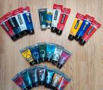 24 tubes Acrylverf, de meeste zijn.nieuw/ vol, Hobby en Vrije tijd, Ophalen of Verzenden, Zo goed als nieuw