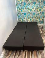 Boxspring bed onderstel twijfelaar 120x210, Huis en Inrichting, Ophalen, 210 cm, Grijs, Zo goed als nieuw