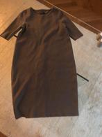 Anneclaire merinowollen jurk - Taupe - 42 italiaans, Kleding | Dames, Ophalen of Verzenden, Zo goed als nieuw, Maat 36 (S), Bruin