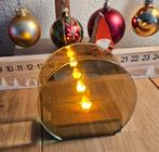 LED sfeerlicht glas, 5x10x9,5 cm, warm licht, nieuw verpakt!, Overige materialen, Nieuw, Ophalen of Verzenden, Kaars