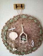 Wandhanger maritiem touw vis zeepaard schelpen koraal, Ophalen, Nieuw