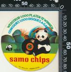 Sticker: Samo Chips - WWF - Wedstrijd 1000 platen te winnen, Verzamelen, Stickers, Overige typen, Ophalen of Verzenden, Zo goed als nieuw