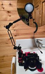 Onderwatercamera (complete set), Ophalen of Verzenden, Zo goed als nieuw, Meer dan 40 meter, Complete set