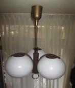 Vintage verstelbare hanglamp, Ophalen of Verzenden, Gebruikt, Metaal, Minder dan 50 cm