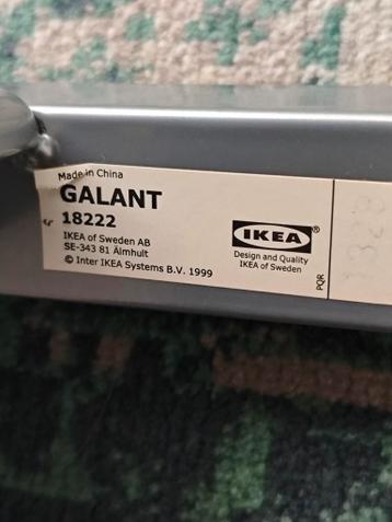 Ikea galant bureau zilverkleurig onderstel - afbeelding 5