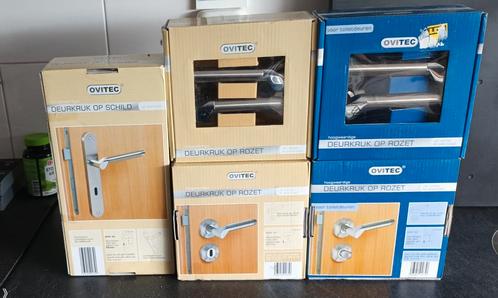 Deurkrukken, Doe-het-zelf en Verbouw, Hang- en Sluitwerk, Nieuw, Slot, Rvs, Ophalen
