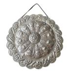 Prachtige Tavra 900 Turkse spiegel verzilverd 0909, Minder dan 50 cm, Gebruikt, -, Rond