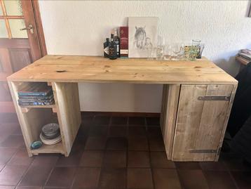 Steigerhout bureau, handgemaakt, oerdegelijk beschikbaar voor biedingen