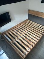 Bed met lattenbodem 140200, Ophalen, Gebruikt, Zwart, Tweepersoons