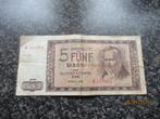 BANKBILJET- 5 BANKNOTE -FUNF MARK -DDR- BERLIN 1964, Postzegels en Munten, Bankbiljetten | Europa | Niet-Eurobiljetten, Ophalen of Verzenden
