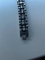 Stalen schakelarmband, Sieraden, Tassen en Uiterlijk, Armbanden, Ophalen of Verzenden, Gebruikt, Zilver, Staal