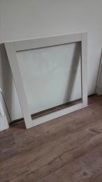 Sindvik glas/ grijs-beige vitrinedeur voor de Besta kast, Ophalen, Nieuw