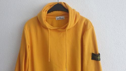 Stone Island Hoodie - Geel - Maat L, Kleding | Heren, Truien en Vesten, Zo goed als nieuw, Maat 52/54 (L), Geel, Ophalen of Verzenden