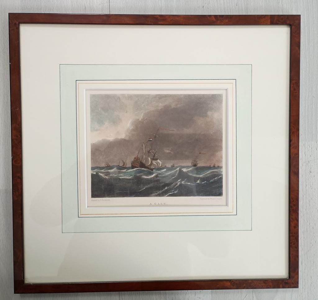 Hollandse Driemaster op volle zee, Antiek en Kunst, Ophalen of Verzenden