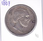 Rijksdaalder 1867 Willem 3 voor 49 euro, Postzegels en Munten, Munten | Nederland, Koning Willem III, Zilver, Ophalen of Verzenden