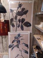 Nieuwe Schilderijen (2 stuks) met bloemmotief, Ophalen, Nieuw, Schilderij, 75 tot 100 cm