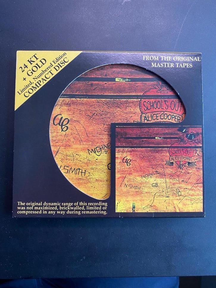 Audio Fidelity Gold CD Alice Cooper - School's Out USA 2009, Cd's en Dvd's, Cd's | Rock, Gebruikt, Poprock, Ophalen of Verzenden