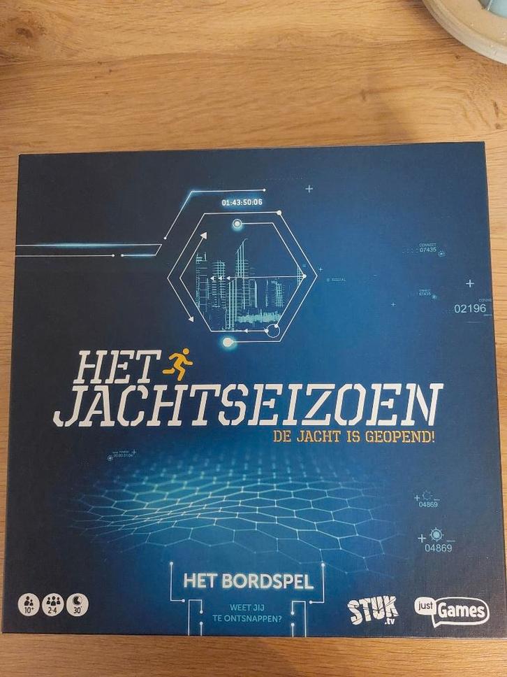 Jachtseizoen spel, Hobby en Vrije tijd, Gezelschapsspellen | Bordspellen, Zo goed als nieuw, Een of twee spelers, Ophalen of Verzenden