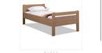 Elektrisch verstelbaar bed 100x200 met nachtkastje, Ophalen, Overige materialen, Eenpersoons, Bruin