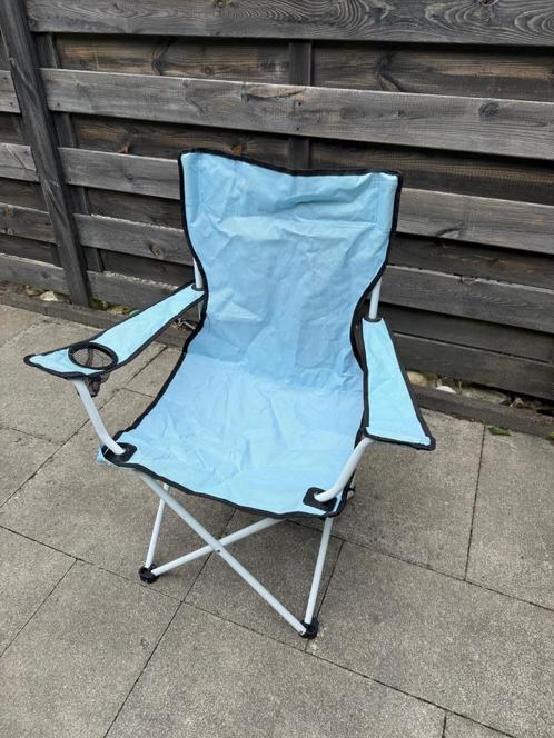 Campingstoel vouwbaar -  Hema 2 stuks, Caravans en Kamperen, Kampeermeubelen, Gebruikt, Campingstoel, Ophalen