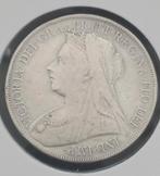 Britse Kroon 1900 (zilver) - Queen Victoria - Joris & draak, Postzegels en Munten, Munten | Europa | Niet-Euromunten, Verzenden