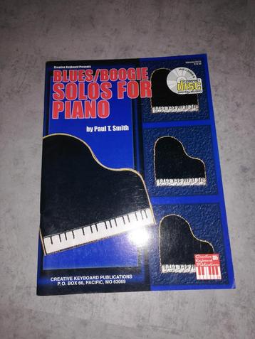 Blues/boogie solos for piano, Paul Smith (met cd)  beschikbaar voor biedingen
