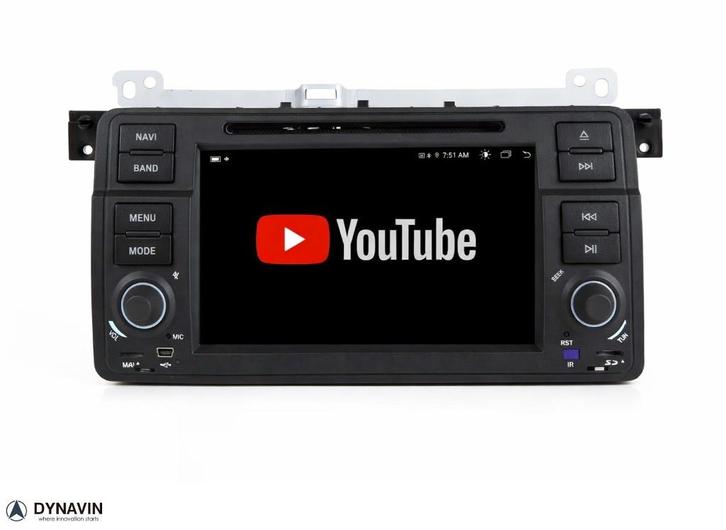 radio navigatie bmw e46 dvd carkit android 15 carplay usb, Auto diversen, Autoradio's, Nieuw, Ophalen of Verzenden