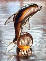 Dolfijn glas uit Venetië, Antiek en Kunst, Ophalen of Verzenden