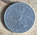 1 gulden 1904 Wilhelmina, Postzegels en Munten, Munten | Nederland, Ophalen, 1 gulden, Zilver, Koningin Wilhelmina