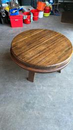 Eikenhout /tafel /tafelblad  /rond /salontafel, Zo goed als nieuw, Minder dan 50 cm, Eikenhout, Rond