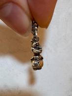 Pandora Disney bedel Olaf Frozen, Hangers, Ophalen of Verzenden, Zo goed als nieuw, Zilver