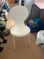 Eetkamerstoelen 4 stuks per stuk, Huis en Inrichting, Stoelen, Ophalen, Gebruikt, Wit, Metaal
