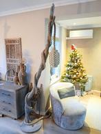 Landelijke staande vloerlamp van drijfhout boomstam, Ophalen, 200 cm of meer, Nieuw, Stoer sober robuust landelijk drijfhout Oostenrijk