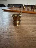 Koperen vijzel miniatuur voor letterbak of poppenhuis, Antiek en Kunst, Antiek | Koper en Brons, Ophalen of Verzenden