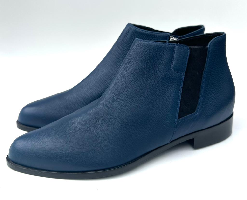 Giuseppe Zanotti enkellaarzen maat 38 leer. Zonder doos., Kleding | Dames, Schoenen, Hoge laarzen, Blauw, Giuseppe Zanotti, Nieuw