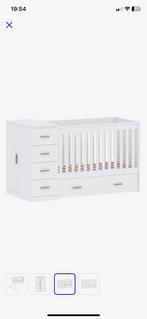 Babybed en commode combo ledikant, Kinderen en Baby's, Kinderkamer | Complete kinderkamers, Ophalen, Zo goed als nieuw, Jongetje of Meisje