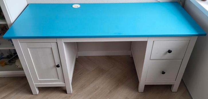 Stevig Ikea Hemnes bureau, Huis en Inrichting, Bureaus, Gebruikt, Bureau, Ophalen