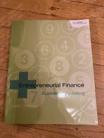 Boek entrepreneurial finance, Ophalen of Verzenden, Zo goed als nieuw, HBO
