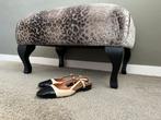 Panterprint footstool Designers Guild, Ophalen, Minder dan 50 cm, 50 tot 75 cm, Zo goed als nieuw