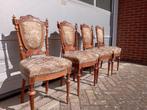 4 antieke barok stijl eetkamerstoelen, Ophalen