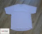 Wit sportshirt van Santino van 100% polyester (maat: XL)., Kleding | Heren, Sportkleding, Algemeen, Santino, Ophalen of Verzenden