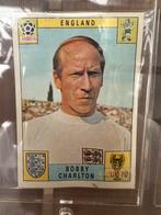 Sir Bobby Charlton legende 1970 met Bisvalida achterzijde, Ophalen of Verzenden, Zo goed als nieuw, Sticker