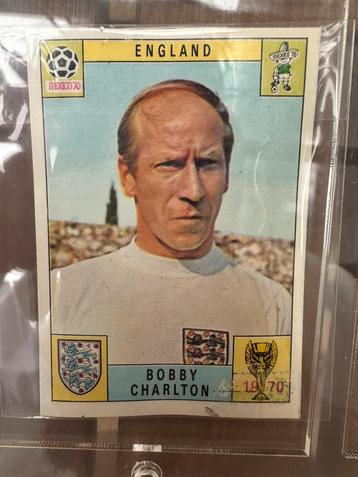 Sir Bobby Charlton legende 1970 met Bisvalida achterzijde beschikbaar voor biedingen
