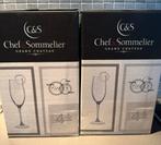 8 stuks Chef Sommelier Champagne glazen/flutes, Ophalen of Verzenden, Nieuw, Overige typen